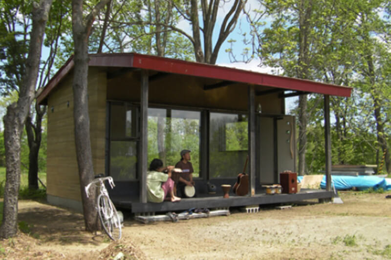 ゲストハウス｜版築壁